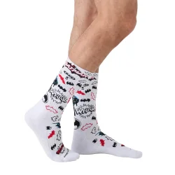 JIMMY LION Athletic Batman Pattern /blanc - JIMMY-LION