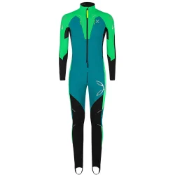 MONTURA Slick 2 Overall /steel bleu vibe vert - MONTURA