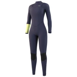 MYSTIC Dazzled Fullsuit 3/2mm Double Fzip W /Night Blue - MYSTIC