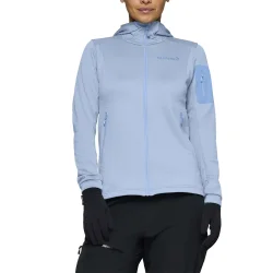 NORRØNA falketind warm2 stretch Hood W /Cashmere Blue/Allure