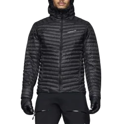 NORRØNA Trollveggen down800 super clair Hood /caviar noir