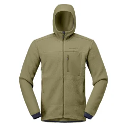 NORRØNA trollveggen warm3 Zip Hood /deep lichen vert