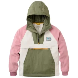 PASSENGER Alexander Hooded Polartec Fleece /chiné olive blanc sand - PASSENGER