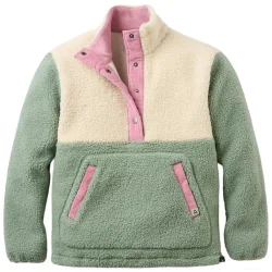 PASSENGER Clover Sherpa Fleece Pullover /pistachio - PASSENGER