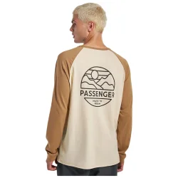 PASSENGER Laidback Relaxed Fit LS T-Shirt Raglan /Birch Toffee - PASSENGER