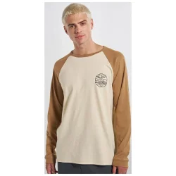 PASSENGER Laidback Relaxed Fit LS T-Shirt Raglan /Birch Toffee - PASSENGER
