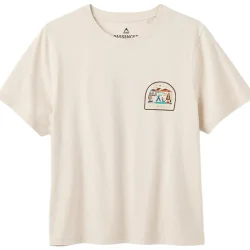 PASSENGER Lost Patch Femme's Organic Cotton T-Shirt /blanc sand - PASSENGER