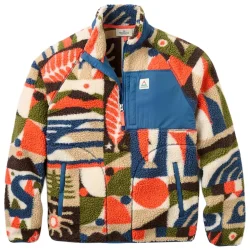 PASSENGER Offroad Sherpa 1/2 zip fleece 2.0 /lost on purpose kaki - PASSENGER