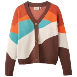 PASSENGER Scenic Knitted Cardigan 2.0 /scenic chestnut - PASSENGER