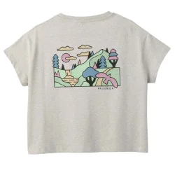 PASSENGER Slower Rhythms Femme's Organic Cotton T-Shirt /gris marl - PASSENGER