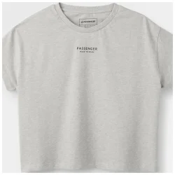 PASSENGER Slower Rhythms Femme's Organic Cotton T-Shirt /gris marl - PASSENGER