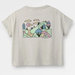 PASSENGER Slower Rhythms Women's Organic Cotton T-Shirt /Grey Marl