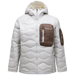 PEAK PERFORMANCE Helium Utility Down Hood Veste /antartica terrain brun - PEAK-PERFORMANCE