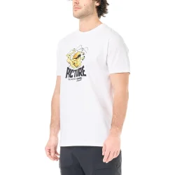 PICTURE ORGANIC Cheasy Tee /White - PICTURE-ORGANIC