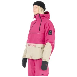 PICTURE ORGANIC Luma 1/4 zip /beetroot powder