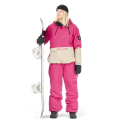 PICTURE ORGANIC Luma 1/4 zip /beetroot powder