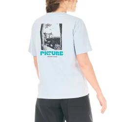 PICTURE ORGANIC Omii Tee /halogen bleu - PICTURE-ORGANIC