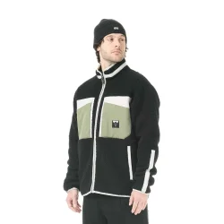 PICTURE ORGANIC Pmbton Zip Fleece /Black Olivine - PICTURE-ORGANIC