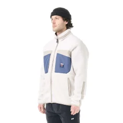 PICTURE ORGANIC Pmbton Zip Fleece /tofu vintage - PICTURE-ORGANIC
