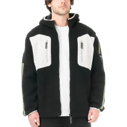 PICTURE ORGANIC Pmbton Zip Hoodie /Black Olivine
