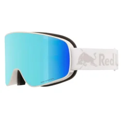 RED BULL SPECT Rush /mat blanc blanc /smoke bleu mirror cat 3 - RED-BULL-SPECT