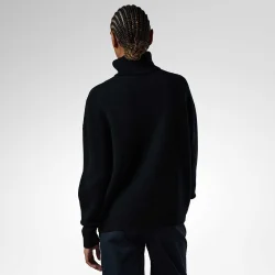 ROSSIGNOL Patterned Turtle Neck Sweater /noir - ROSSIGNOL