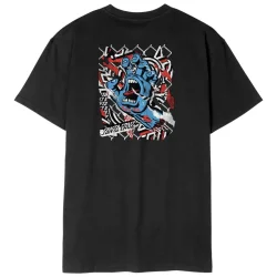 SANTA CRUZ Damaged Hand T-Shirt /Black - SANTA-CRUZ