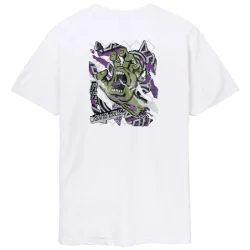SANTA CRUZ Damaged Hand T-Shirt /White - SANTA-CRUZ