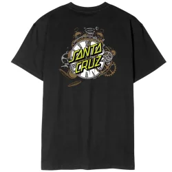 SANTA CRUZ Grabke Exploding Dot T-Shirt /Black - SANTA-CRUZ