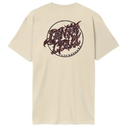 SANTA CRUZ Scourge Dot T-Shirt /Wax Paper - SANTA-CRUZ