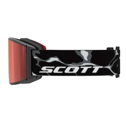 SCOTT React /granite noir blanc /amp rouge chrome /cat 3 + amp aurora vert chrome /cat 1 - SCOTT