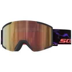 SCOTT Shield LS /black purple /AMP LS cinnamon chrome /cat 1-3 - SCOTT