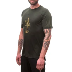 SENSOR Merino Air Earth T-Shirt Manches Courtes /Vert Olive - SENSOR