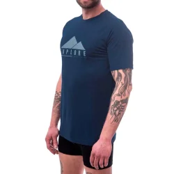 SENSOR Merino Air Explore T-Shirt Manches Courtes /Bleu Foncé - SENSOR
