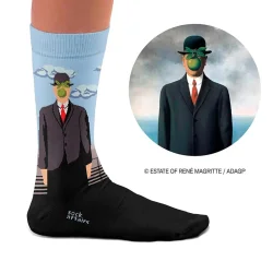 SOCK AFFAIRS Magritte Son of Man - SOCK-AFFAIRS