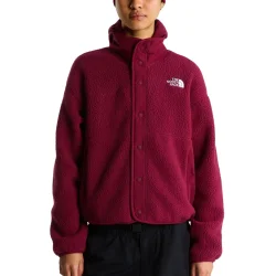 THE NORTH FACE Cragmont Snap Front Fleece Jacket W /burgundy crush - THE-NORTH-FACE