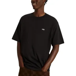 VANS New Left Chest Ss Tee /black white - VANS