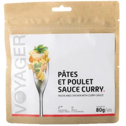 VOYAGER Pâtes et Poulet sauce curry 80g - VOYAGER