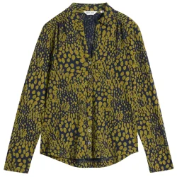 WHITE STUFF Annie Jersey Shirt /vert pr - WHITE-STUFF