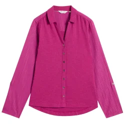 WHITE STUFF Annie Sparkle Mix Shirt /mid rose - WHITE-STUFF