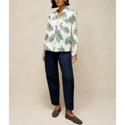 WHITE STUFF Libby Printed Shirt /Ivory Mlt