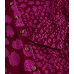 WHITE STUFF Lois Print Cardi /Pink Mlt