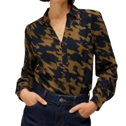 WHITE STUFF Ronley Shirt /Green Pr - WHITE-STUFF