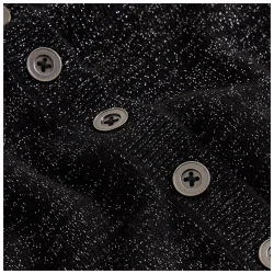 WHITE STUFF Sansa Sparkle Cardi /Pure Blk