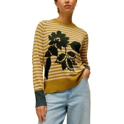 WHITE STUFF Sienna Print Jumper /Chart Mlt - WHITE-STUFF