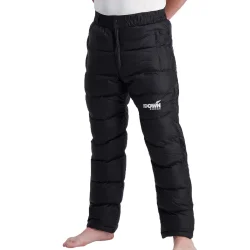 WINDSRIDERS Super Down Pant Sur-Pantalon En Super Duvet Zip Latéraux /Noir