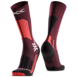 X SOCKS Ski Touring Perform W /oxid red