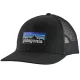 PATAGONIA P6 Logo Trucker Hat /noir