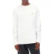 CARHARTT-WIP Chase L/s t-Chemise /blanc or