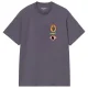 CARHARTT-WIP Stacked Grapes S/s t-Chemise /shady violet